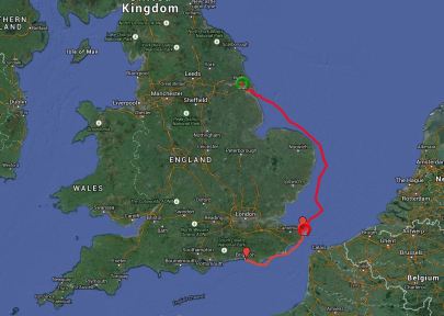 Hull to Brighton