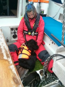 The navigator/tactician really *can* sleep anywhere...