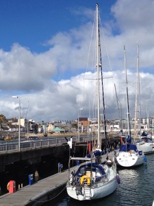 On the berth at Plymouth