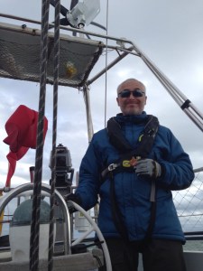 The helmsman sticks to ginger biscuits....