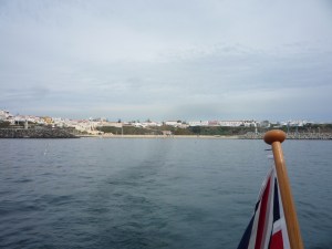 Leaving Sines...before the rain!
