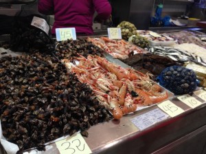 The Fish Market (percebes on the left there)