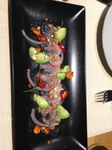 Salmora - mackerel ceviche